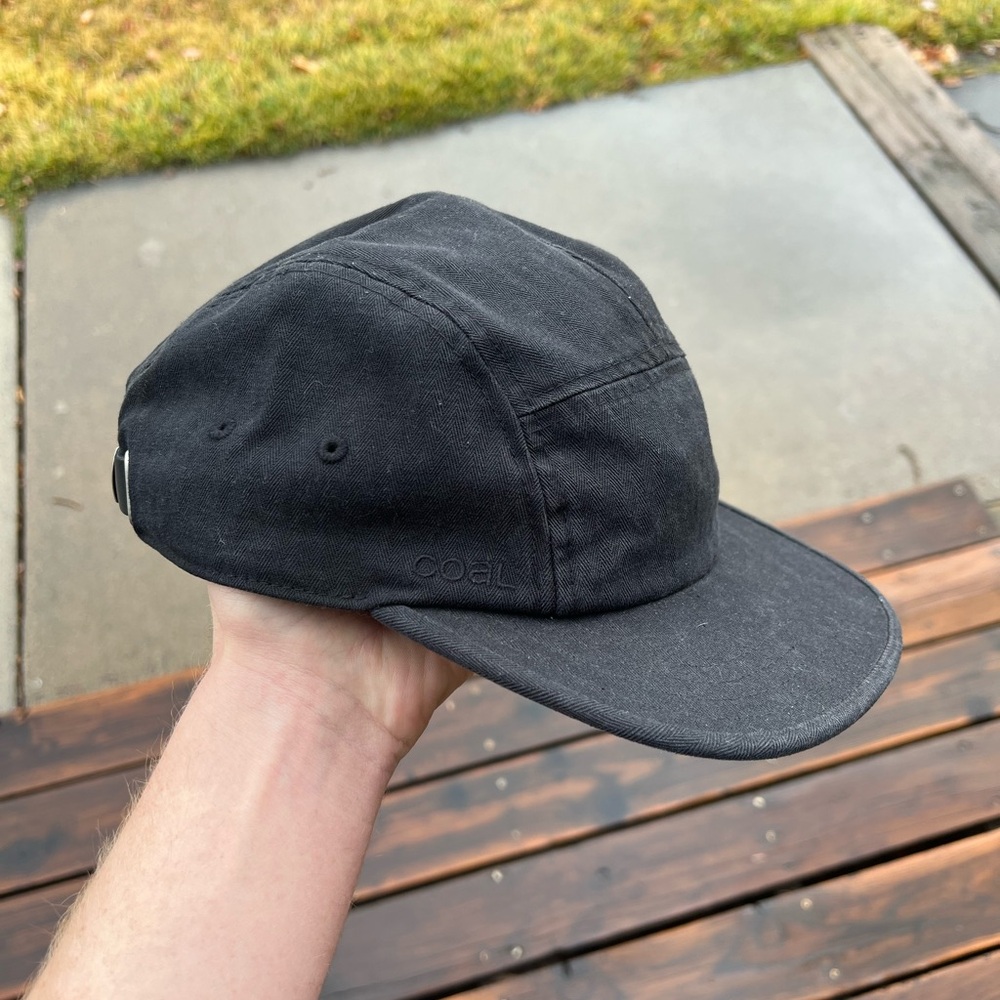 Coal Headwear Black 5 Panel Cap